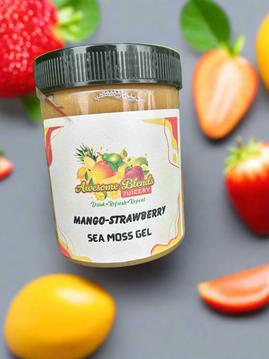 Mango- Strawberry Sea Moss Gel